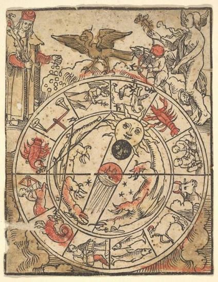Chart of the Signs of the Zodiac - Hans Baldung Grien (1484-1545)  