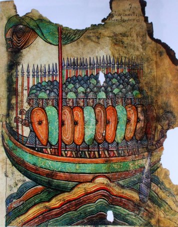 Medieval illustration of a Viking raid / Wikimedia Commons