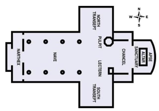 Cathedral floorplan