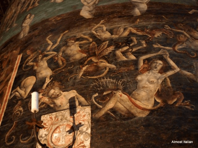 Doom Painting detail st cecile